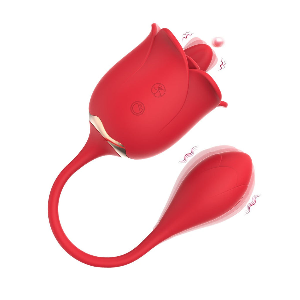 Rose Telescopic Massage Vibrator