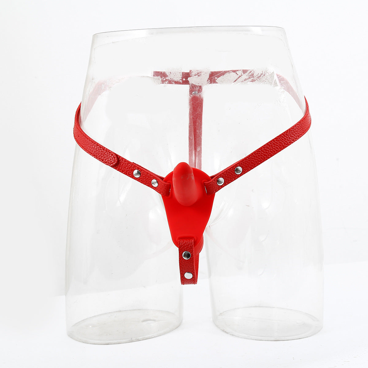 Strap-On Dildo with Leather Harness