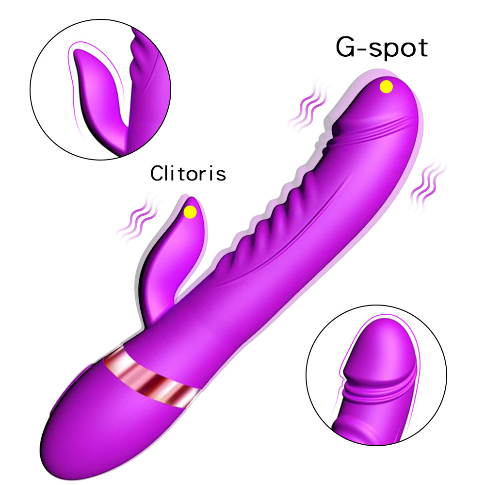 2-in-1 Heating G-Spot Vibrator