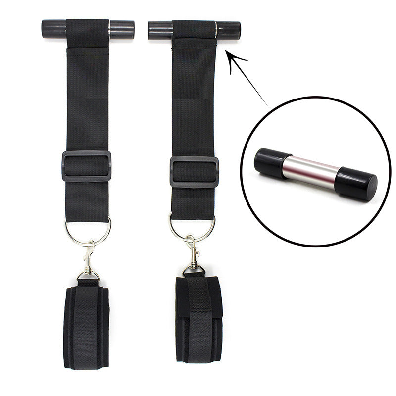 Iron Pipe Door Hanger Handcuffs Fun Binding Shackles