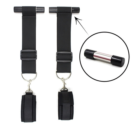 Iron Pipe Door Hanger Handcuffs Fun Binding Shackles