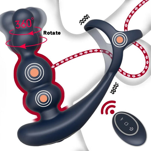 Dual-Control Prostate Massager