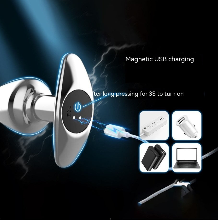 Vibrating Metal Butt Plug