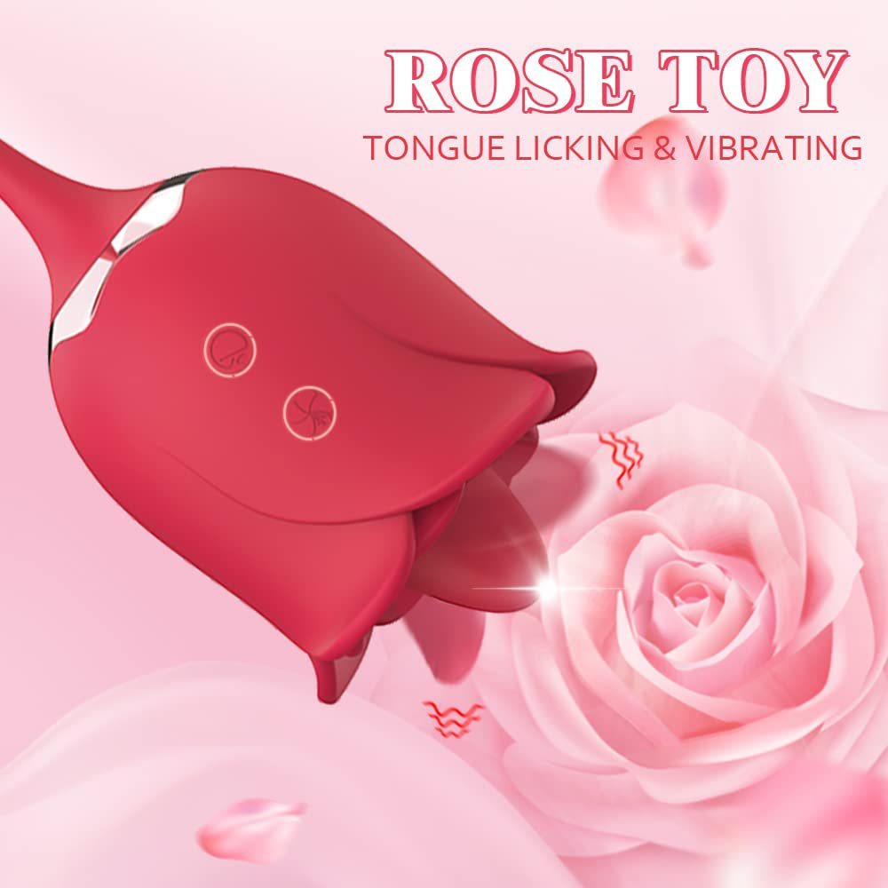 Rose Telescopic Massage Vibrator