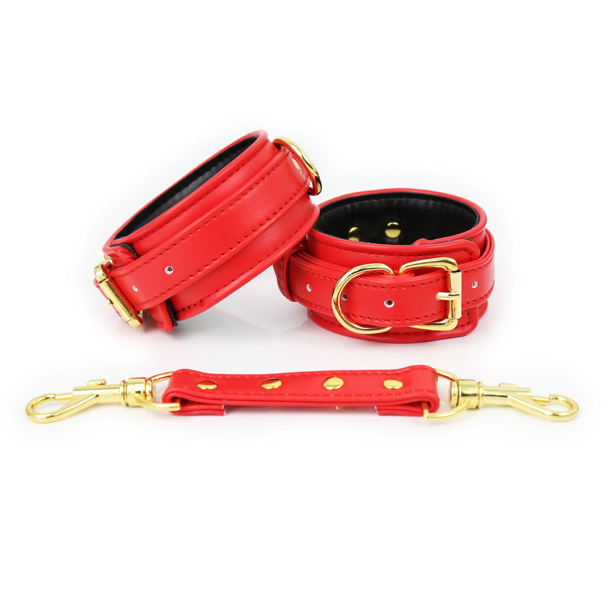 New Leather Handcuffs Ankle Cuffs And Boutique Chain Toys