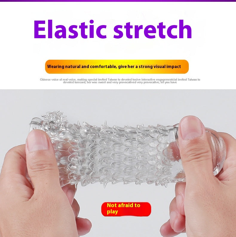 Crystal Wolf Tooth Textured Condom – Long & Thick