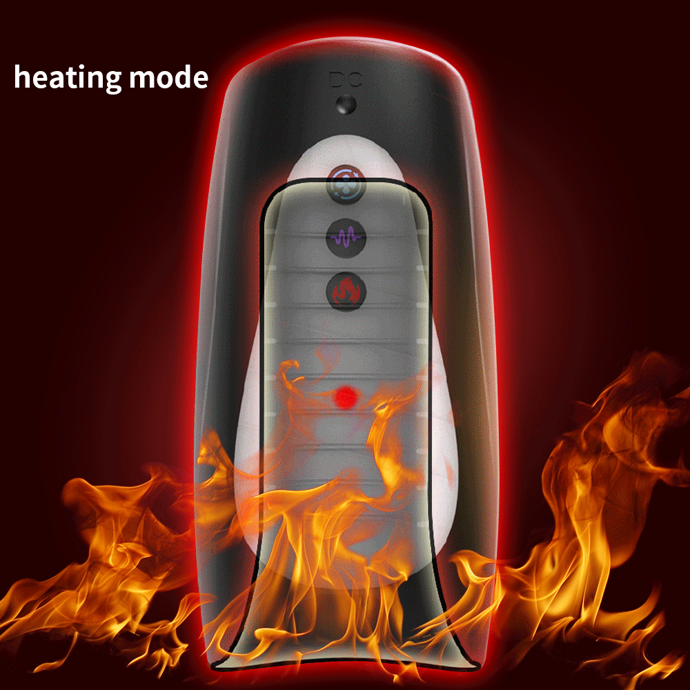 Sucking Vibrating Warming Masturbation Cup