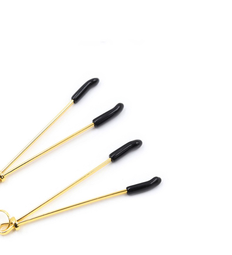 Metal Breast Clip Champagne Gold