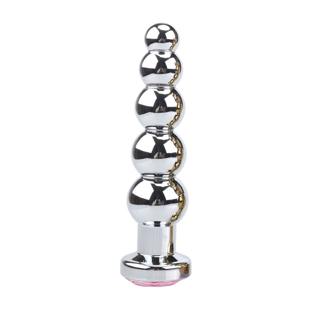 Metal Anal Beads – 2 Styles in Silver & Gold