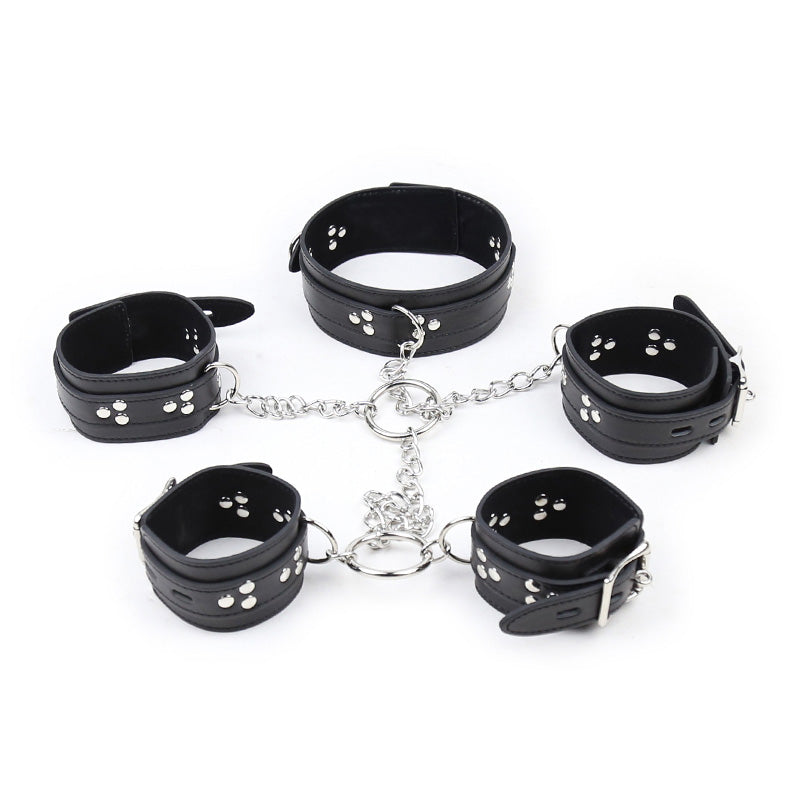 Collar collar back handcuffs