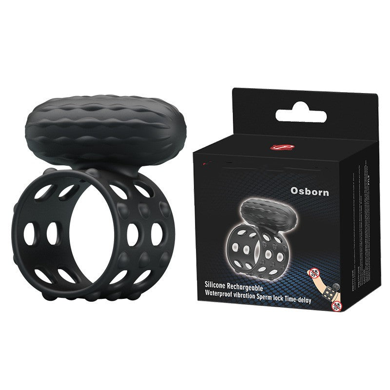 Male Vibrating Delay Cock Ring – Waterproof Silicone
