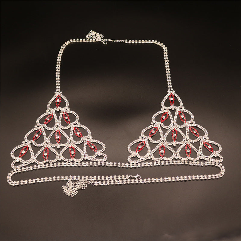 Rhinestone Body Chain Set