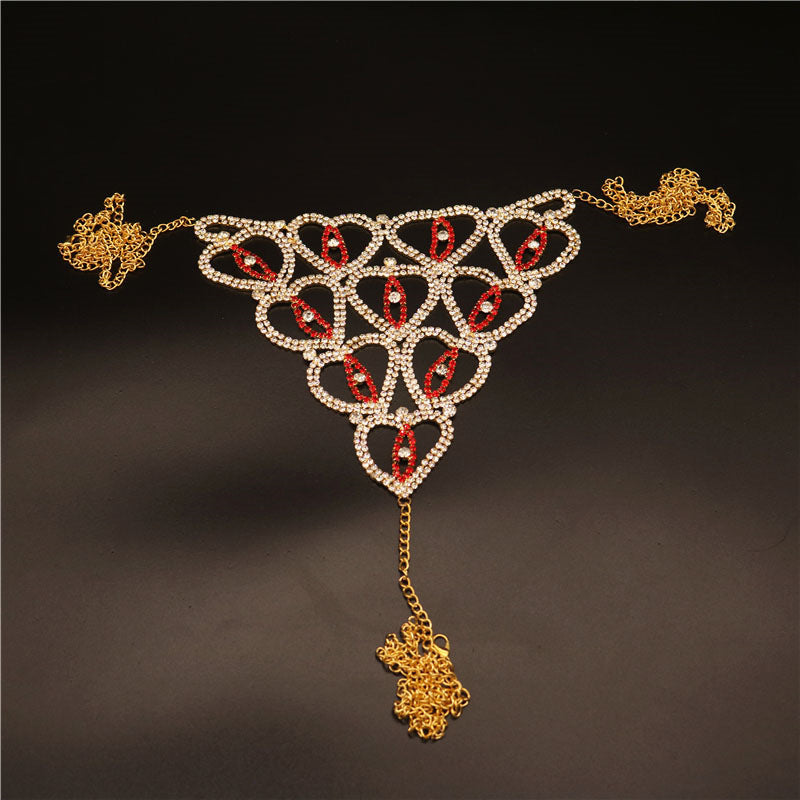 Rhinestone Body Chain Set