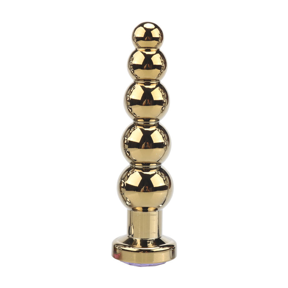 Metal Anal Beads – 2 Styles in Silver & Gold