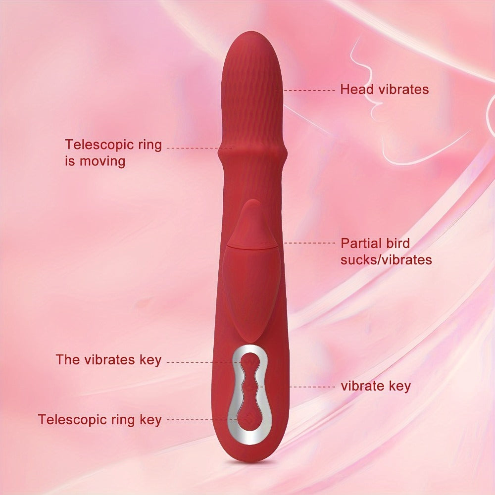 Double Vibrator Masturbation Stick