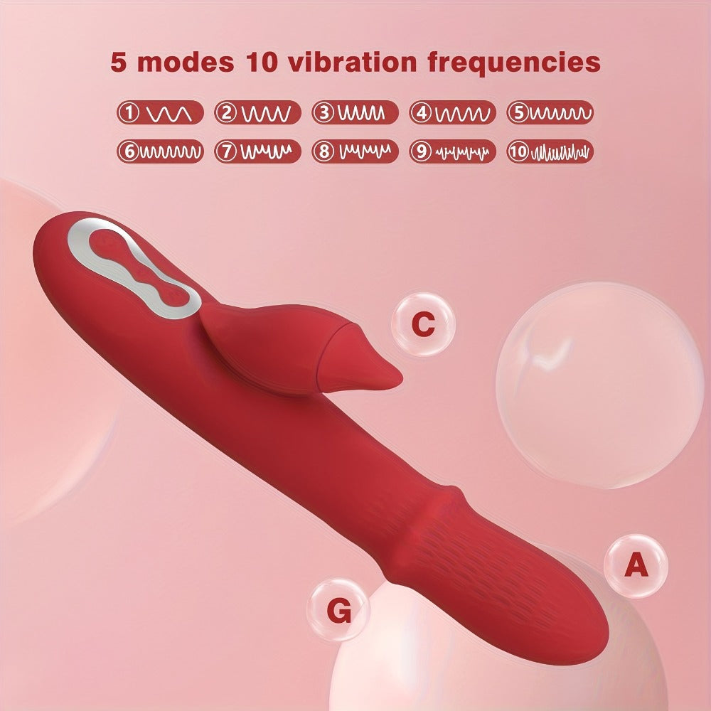 Double Vibrator Masturbation Stick