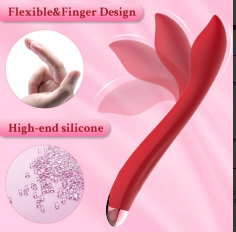 Finger G-Spot Clitoral Vibrator Wand