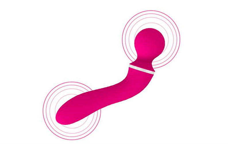 10-Frequency Silicone Vibrating Wand – With or Without Head Attachment