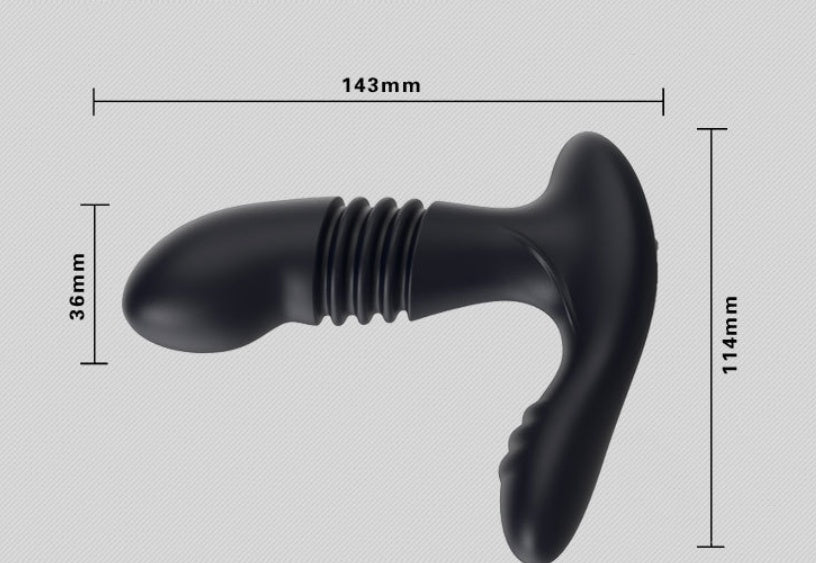 Telescopic Prostate Butt Plug Vibrator