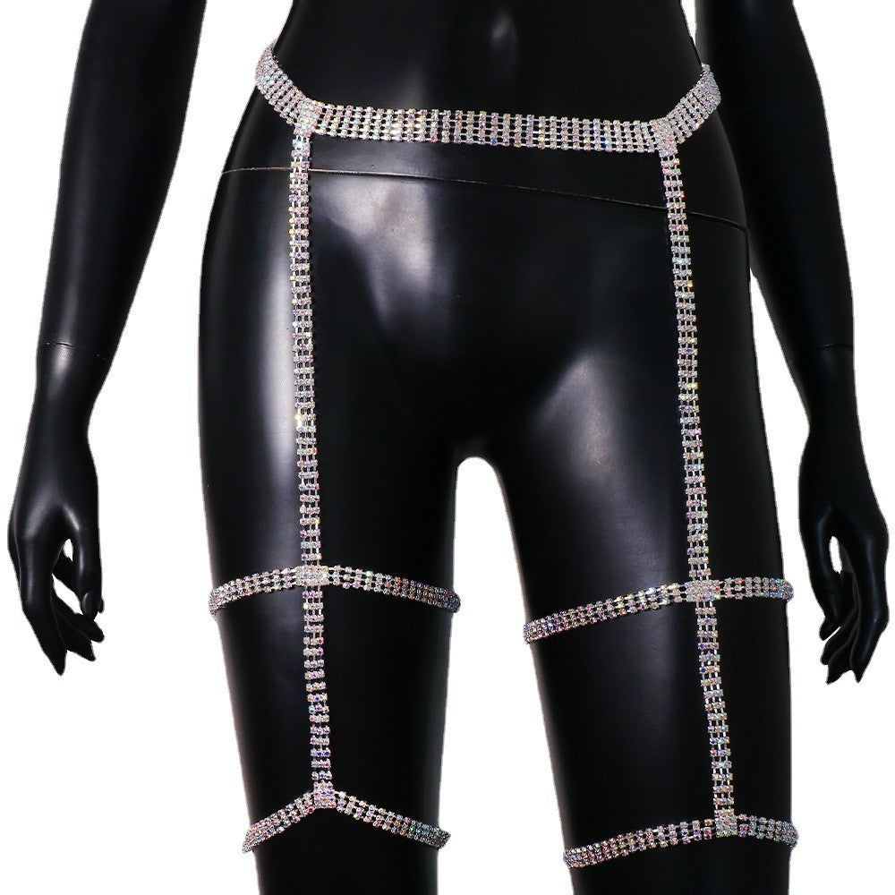 Rhinestone Waist Body Chain
