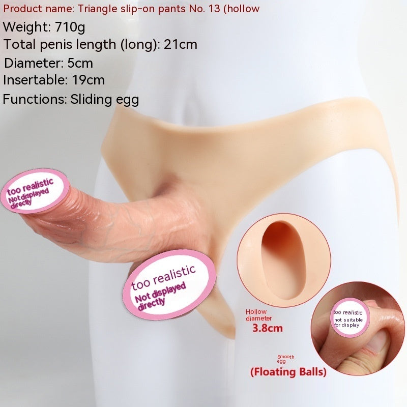 Wearable Strap-On Dildo Underwear