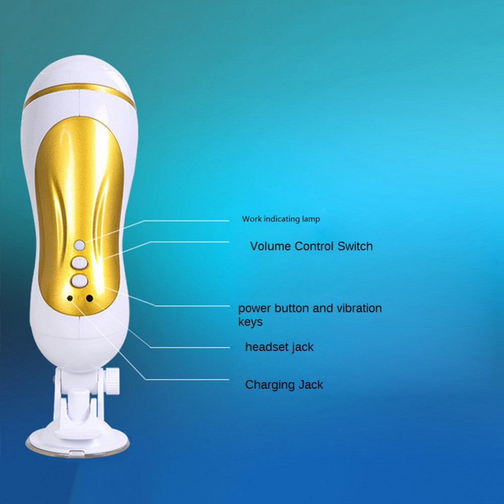 Hieha Electric Hands-Free Masturbator Cup – Voice & USB
