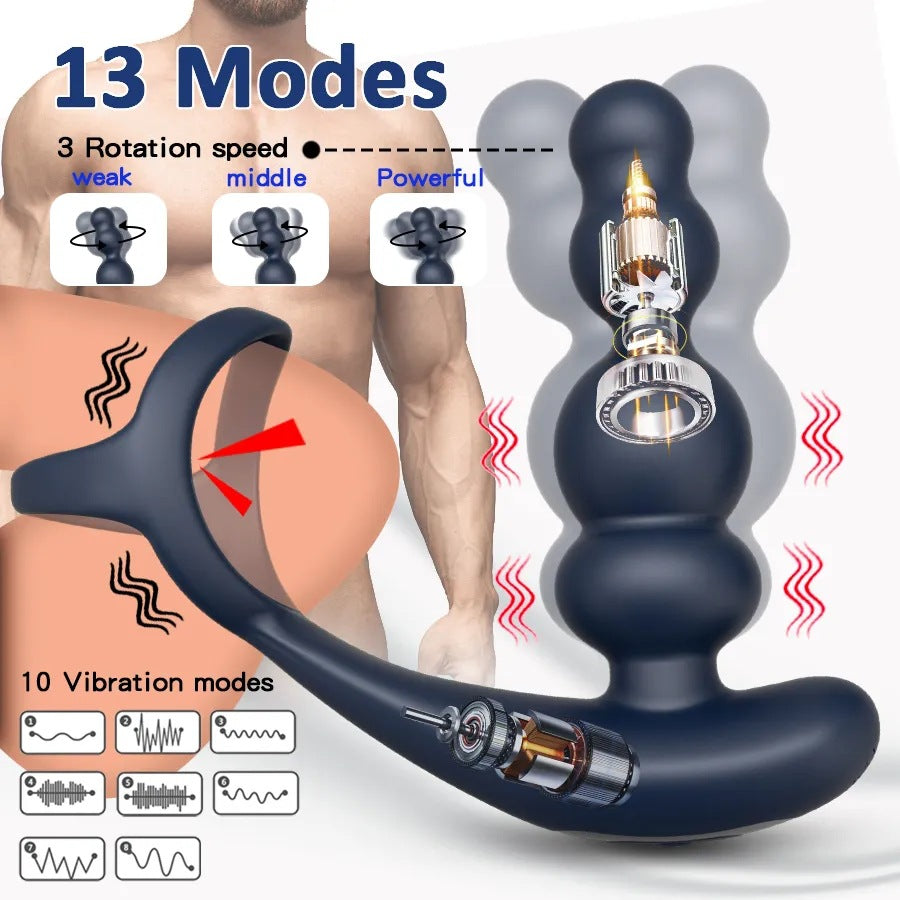 Dual-Control Prostate Massager