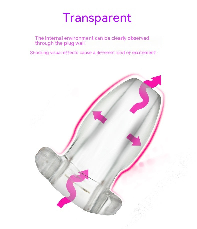 Transparent Hollow Butt Plug