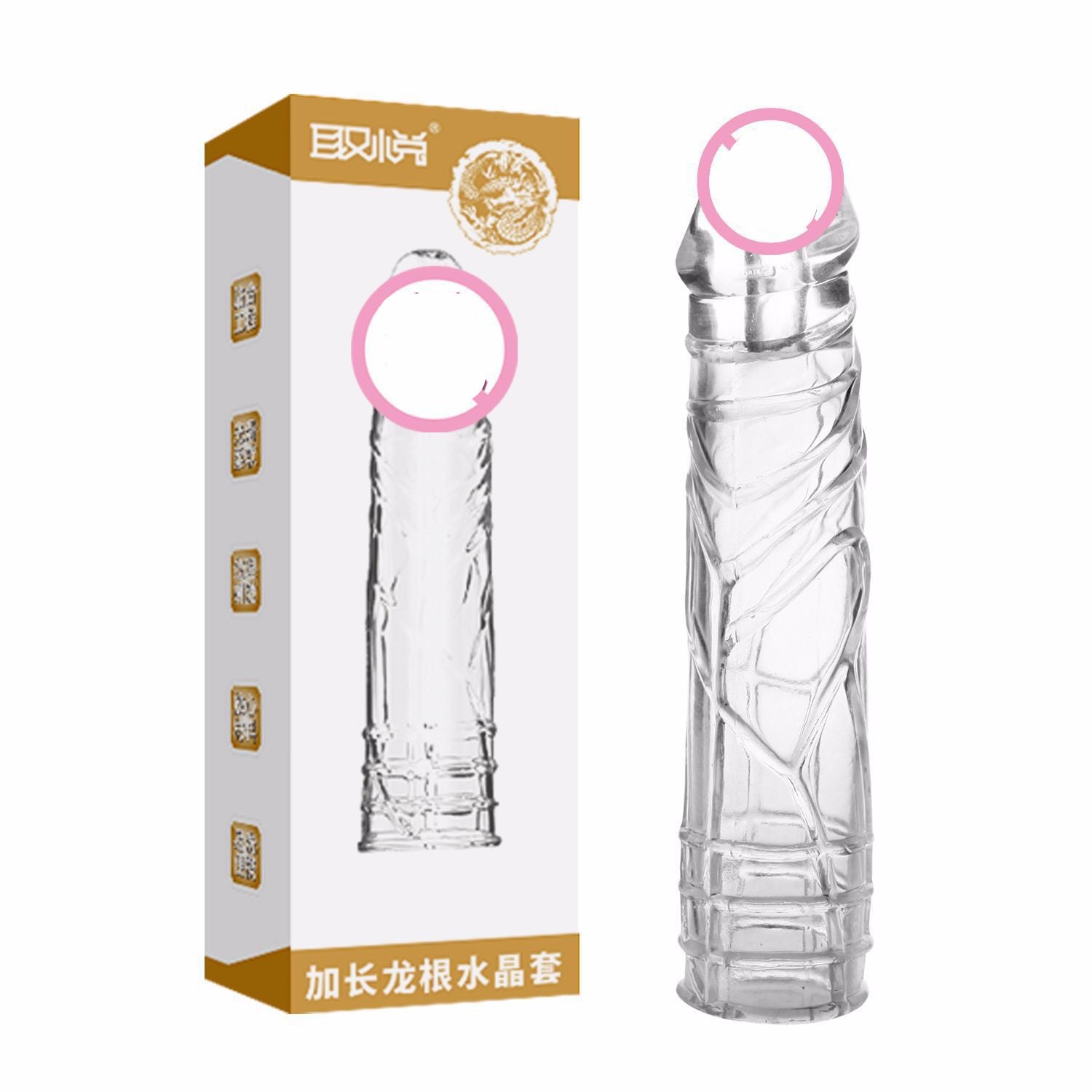 Crystal Wolf Tooth Textured Condom – Long & Thick