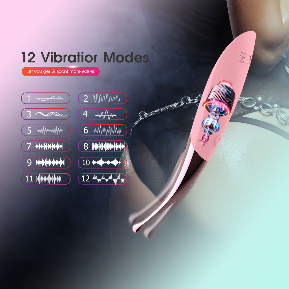 Silicone Rechargeable Massage Vibrator for Women