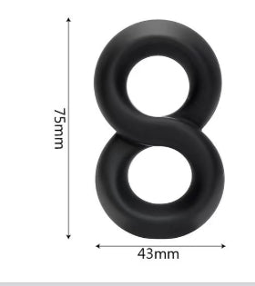 Men's Liquid Silicone Delay Ring Kit – 4 Styles