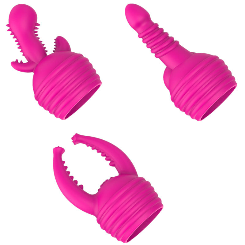 10-Frequency Silicone Vibrating Wand – With or Without Head Attachment