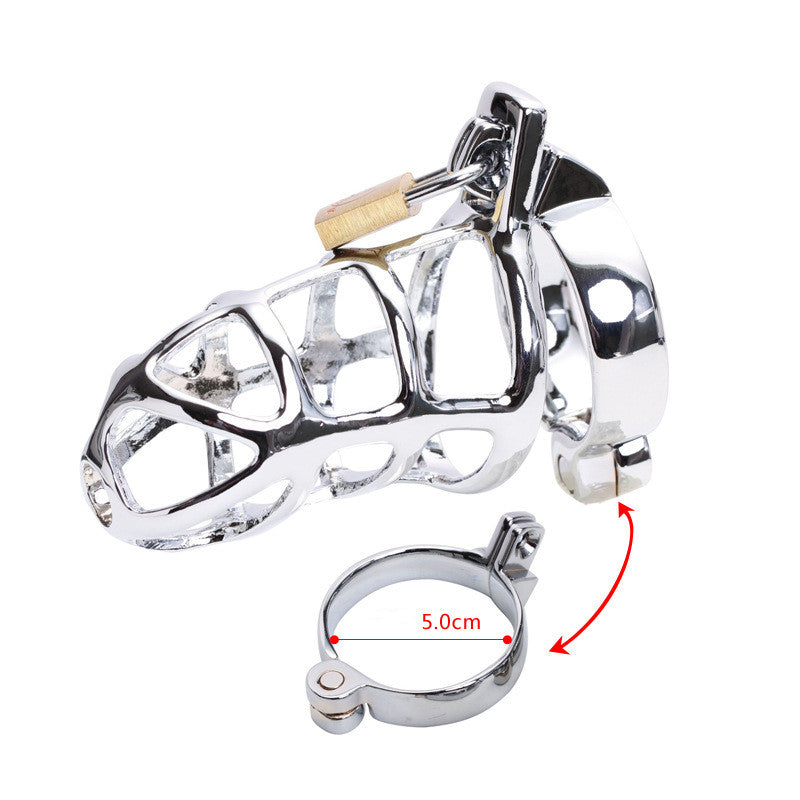 Stainless Steel Male Chastity Lock – Full Set