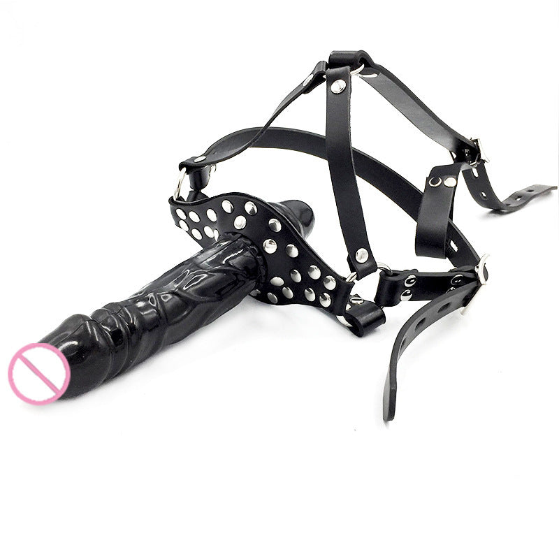 Double Penetration Harness Set with Ball Gag