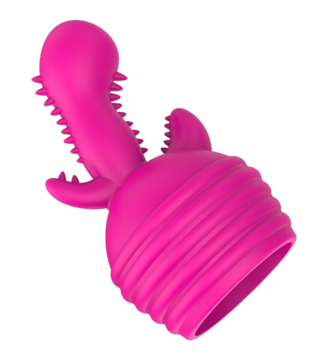 10-Frequency Silicone Vibrating Wand – With or Without Head Attachment