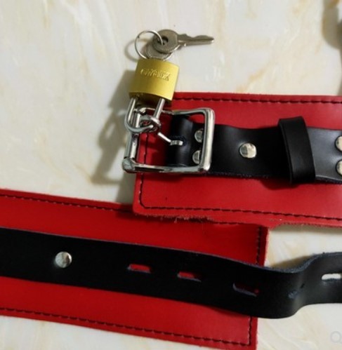 Self-binding Toy Handcuffs Leg Shackles Collar Alternative Props