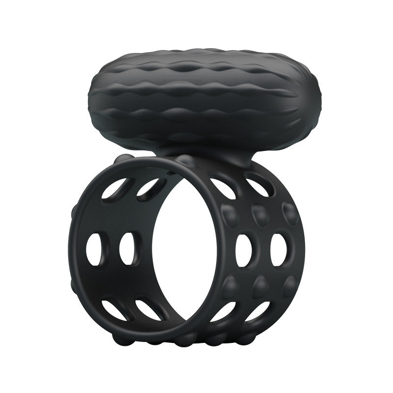 Male Vibrating Delay Cock Ring – Waterproof Silicone