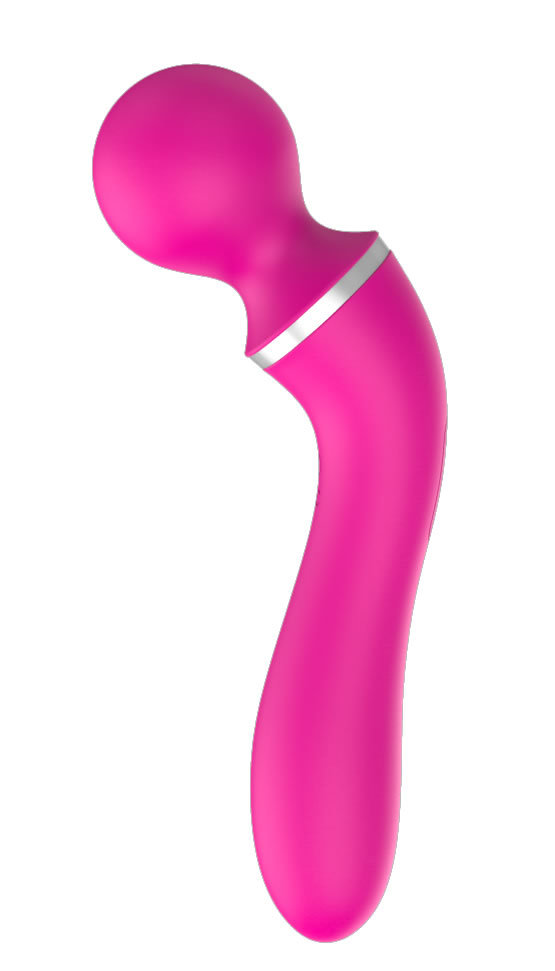 10-Frequency Silicone Vibrating Wand – With or Without Head Attachment