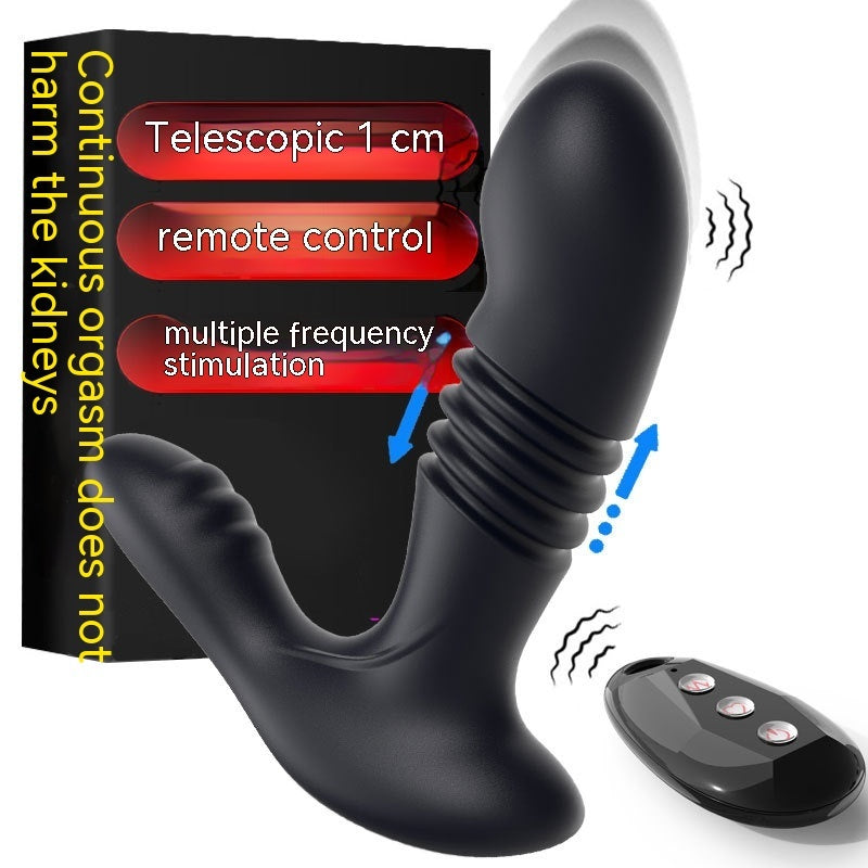 Telescopic Prostate Butt Plug Vibrator