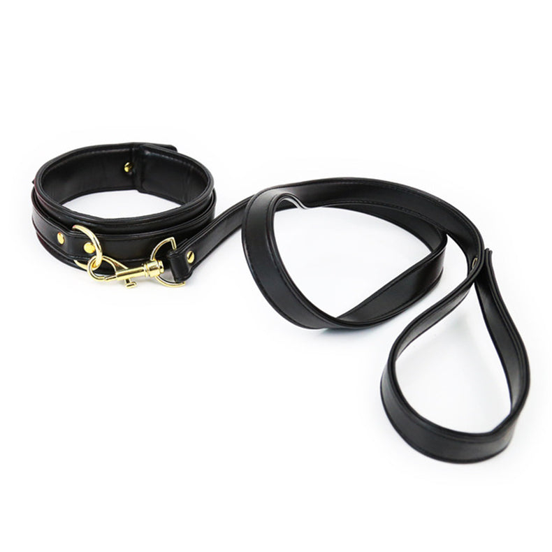 Leather Handcuffs Leg Cuffs With Waist Restraint Belt Toys