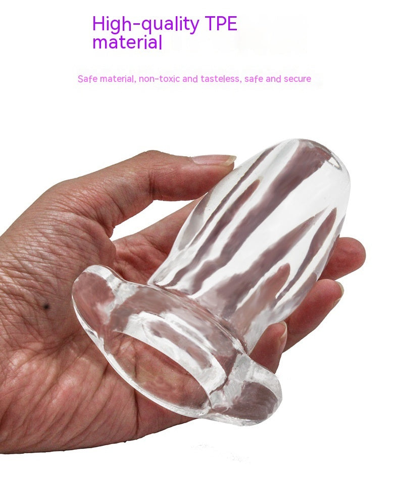 Transparent Hollow Butt Plug