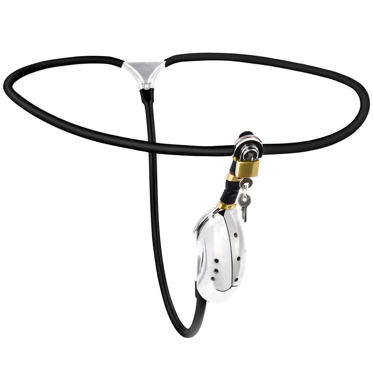 Men's Silicone Cage Invisible Chastity Belt