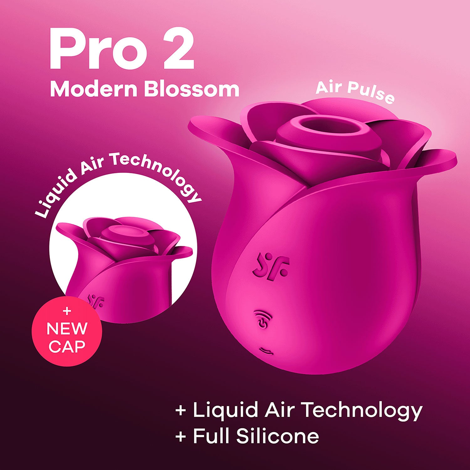 Rose Air Pulse Clitoral Massager
