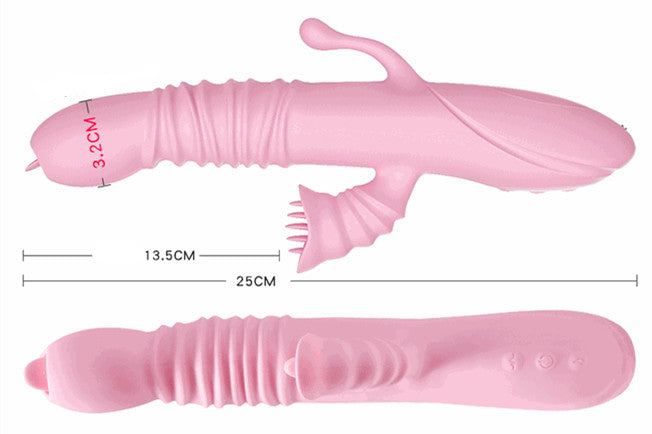 Floating Wave Core Vibrating Silicone Toy for Women