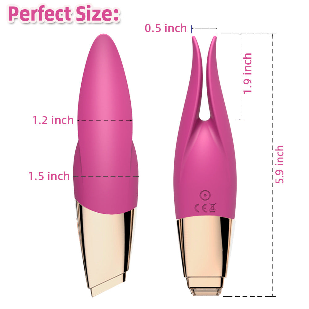 10-Speed Rechargeable Silicone Vibrator