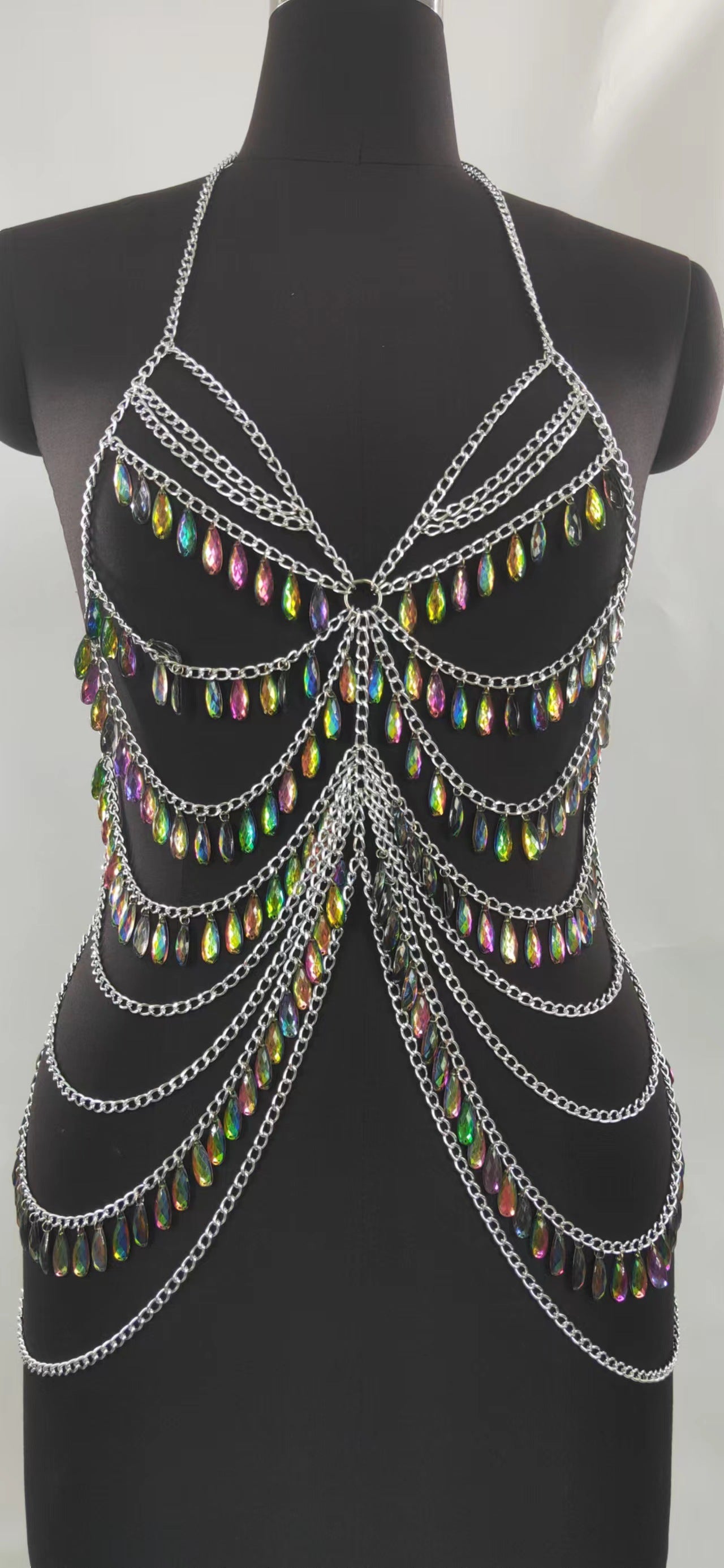 Crystal Pendant Body Chain
