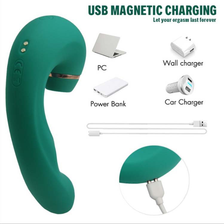 Silicone Sucking Vibrator for Women – USB Rechargeable
