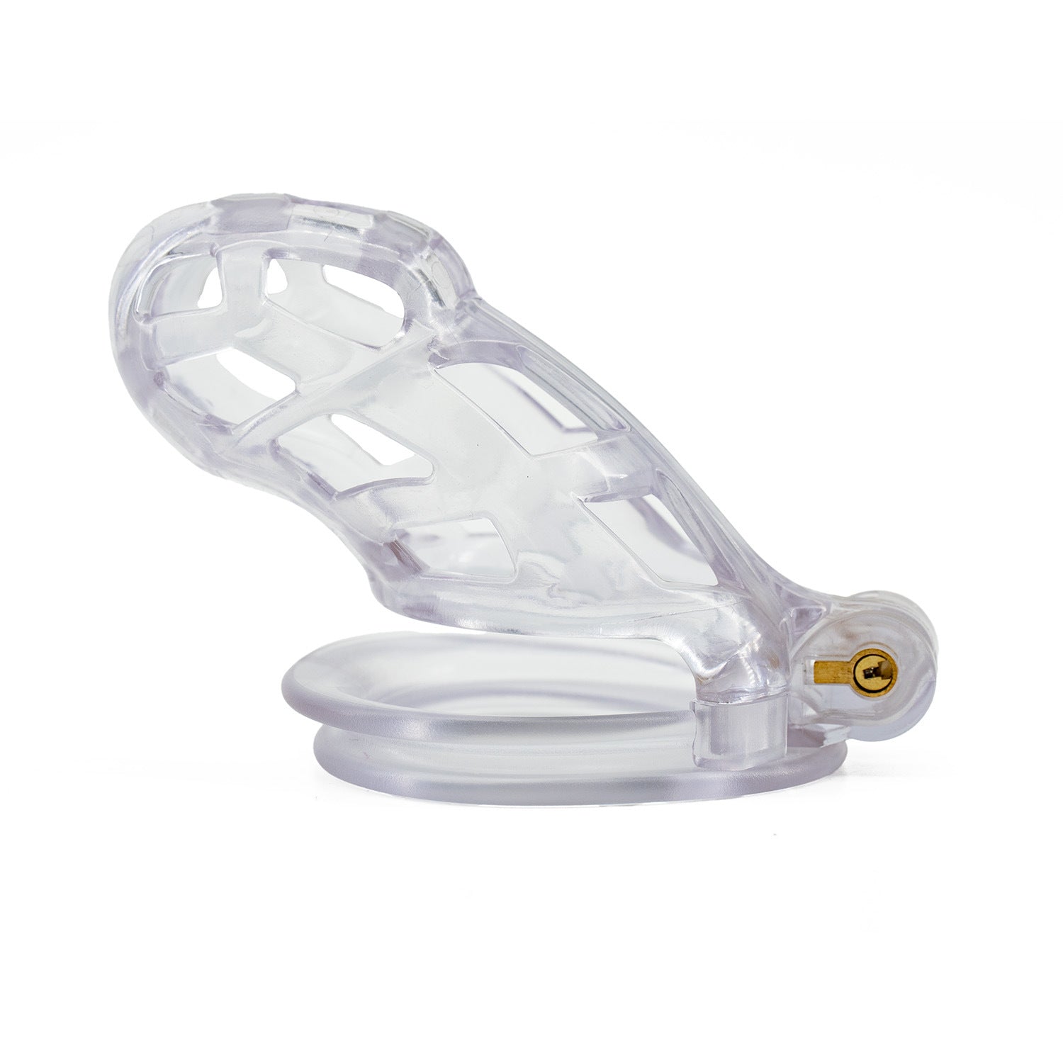 Lightweight Male Chastity Cage with Locking Ring