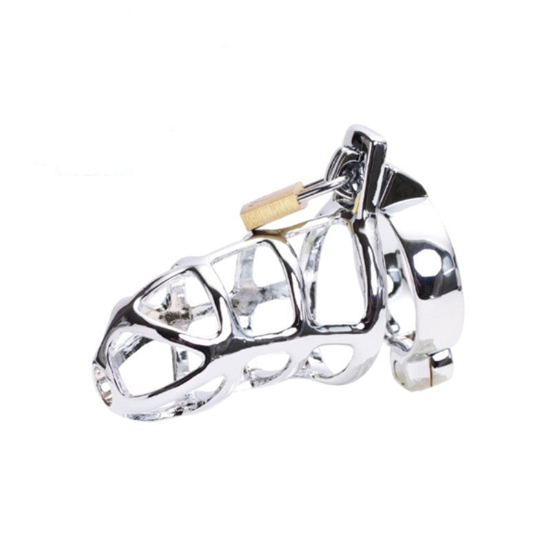 Stainless Steel Male Chastity Lock – Full Set