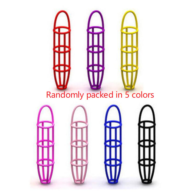Men's Soft Rubber Delay Ring – Silicone Mesh Cover